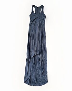 Victoria’s Secret Gray Maxi Dress Size M Sleeveless Tank Style High Low Hem